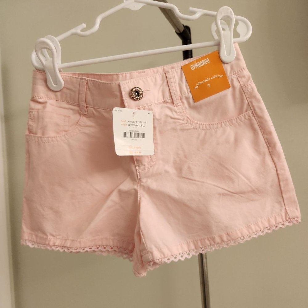 New with tags Gymboree Girls Short adjustable waist Size 7